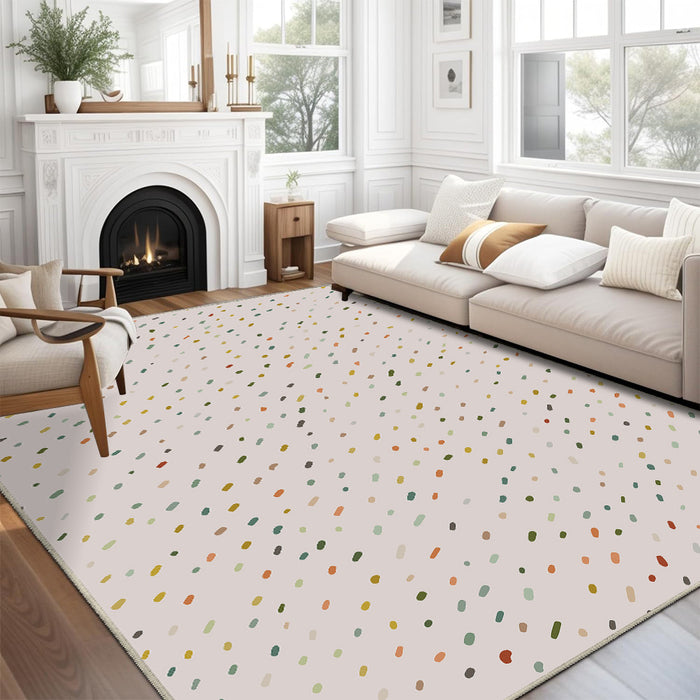 Airgugu KidSpace Delight Sprightly Colorful Raindrop Rug