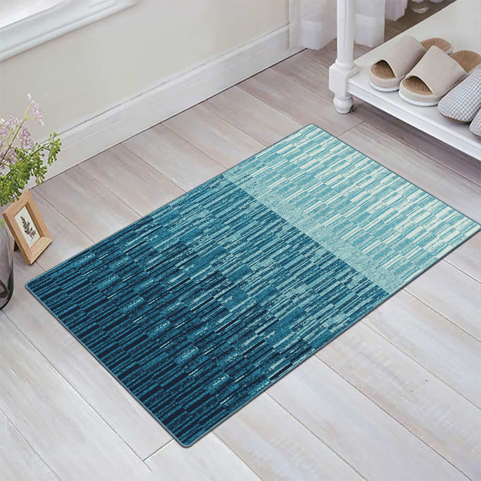 Airgugu Earth Garden Seabed Blue Gradient Ink Rug