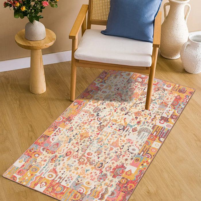 Airgugu Earth Garden Colorful Retro Printed Rug