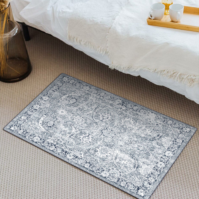 Airgugu Heritage Classique Floral Blue Eyebrow Rug