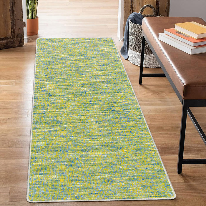 Airgugu Earth Garden Floating Seaweed Green Fine Lines Rug