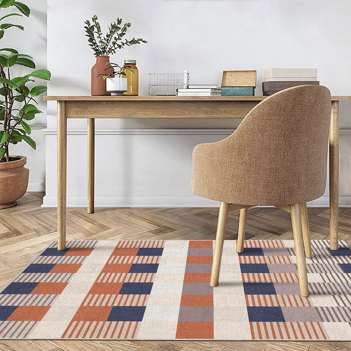 Airgugu Modern Minimalist Striped Plaid Rug