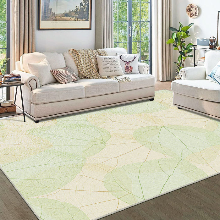 Airgugu Earth Garden Sunlit Leaf Layers Rug