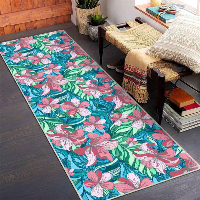 Airgugu Earth Garden Vivid Red Leaf Symphony Rug