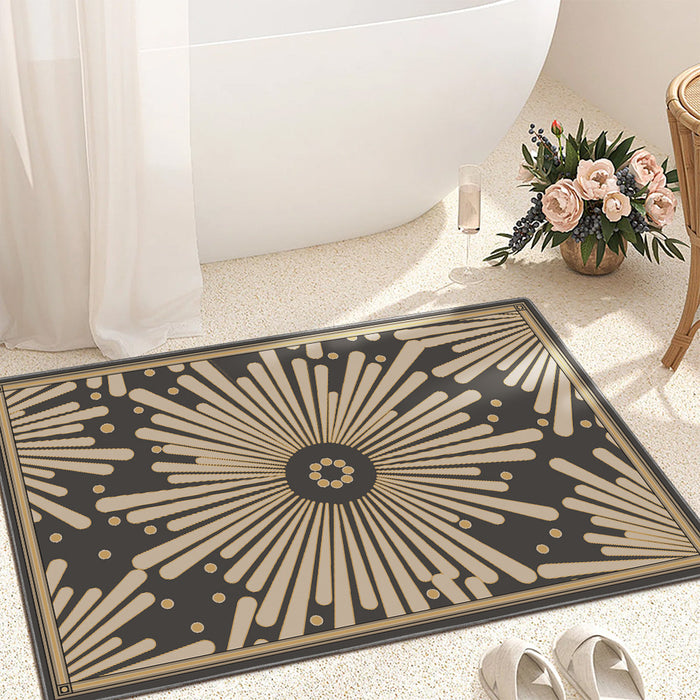 Airgugu Modern Minimalist Vibrant Life Flower Rug