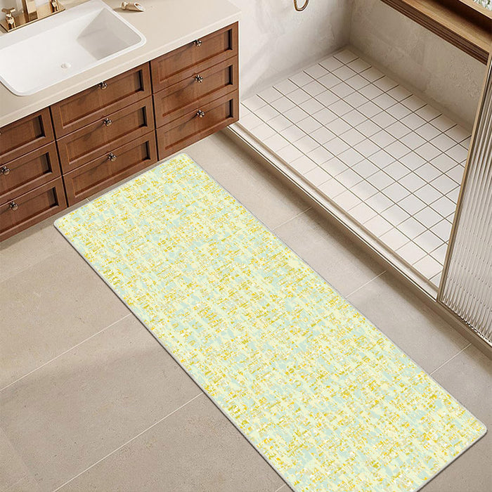 Airgugu Earth Garden Floating Seaweed Yellow Lines Rug