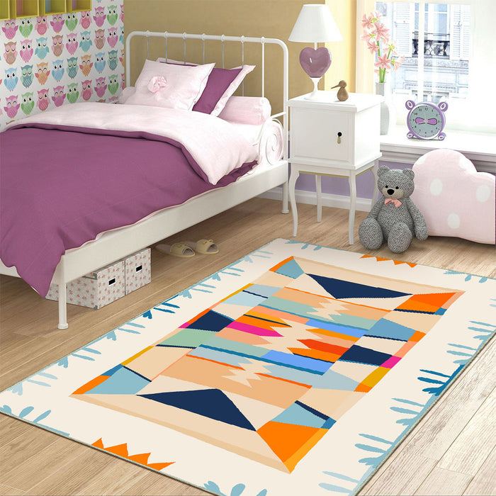 Airgugu KidSpace Delight Colored Pencil Pattern Rug