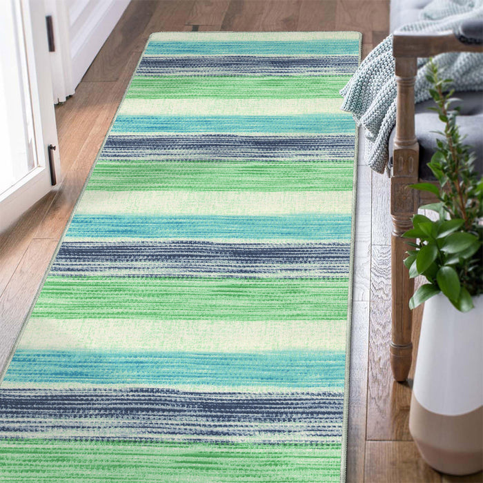 Airgugu Earth Garden Artistic Striped Gradient Rug