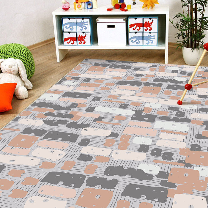 Airgugu KidSpace Delight Quirky Patchwork Print Rug