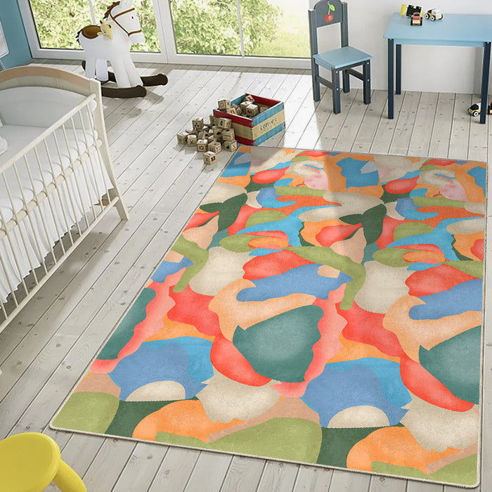 Airgugu KidSpace Delight Gorgeous Multi-Color Printed Rug