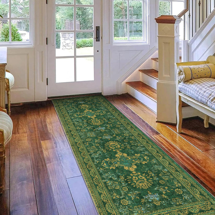 Airgugu Earth Garden Mystical Vintage Green Rug