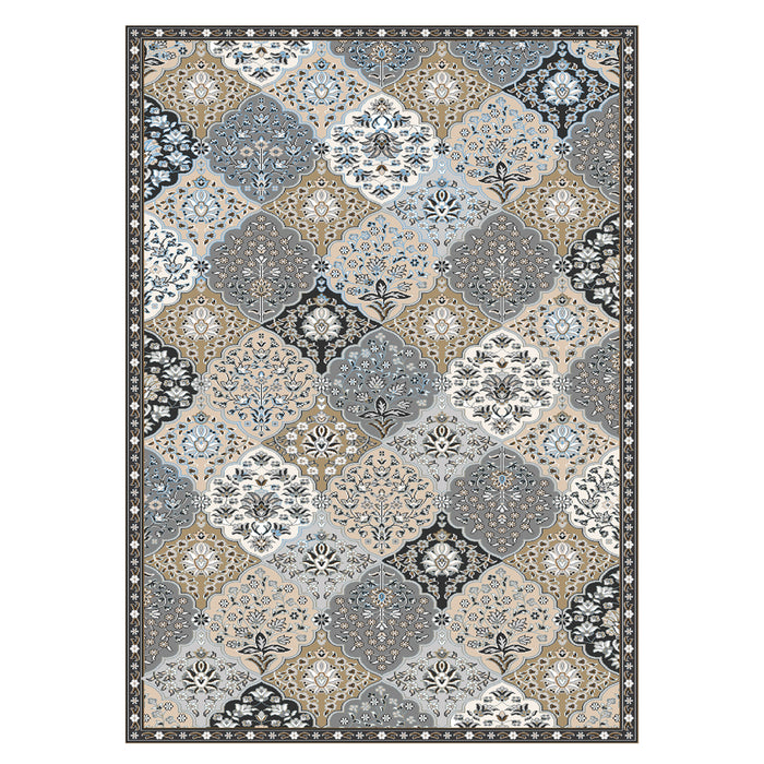 Airgugu Heritage Classique Grey & Brown Floral Pattern Rug