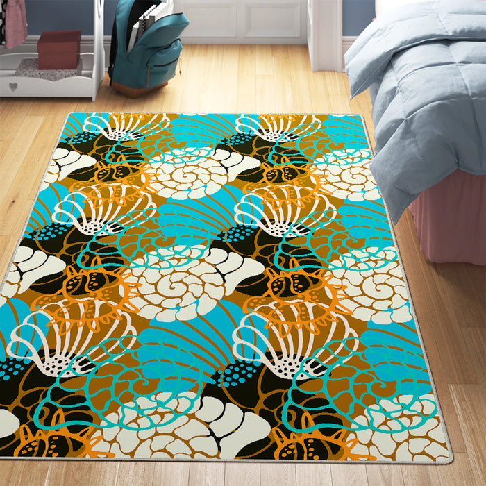 Airgugu KidSpace Delight Adorable Colorful Seashell Rug