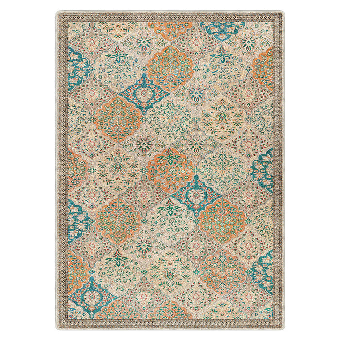 Airgugu Heritage Classique Yellow Vintage Floral Rug——Use discount code: (NEW30) to save another 30%!🔥