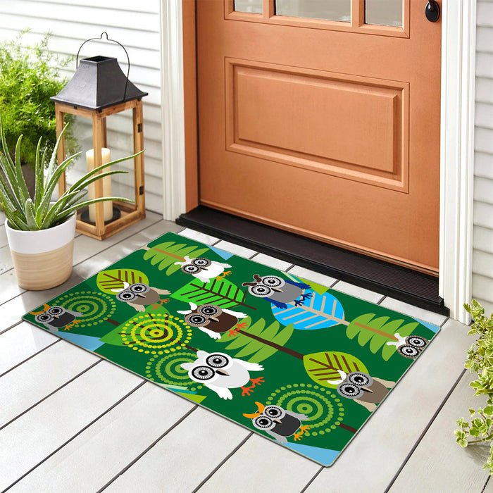 Airgugu KidSpace Delight Cartoon Owl Rug