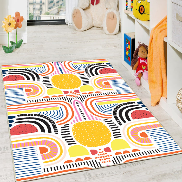 Airgugu KidSpace Delight Color Cartoon Rug