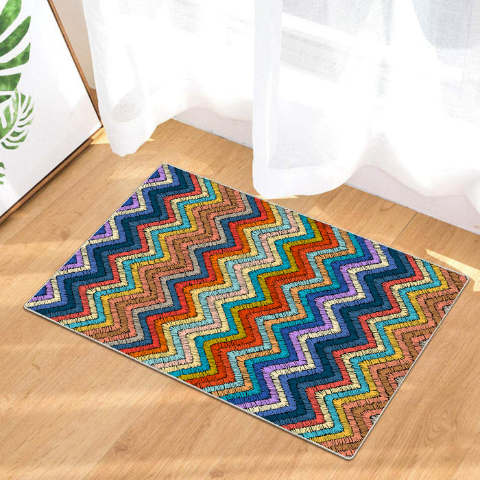 Airgugu Earth Garden Rock Colorful Corrugated Rug