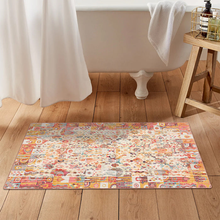 Airgugu Earth Garden Colorful Retro Printed Rug