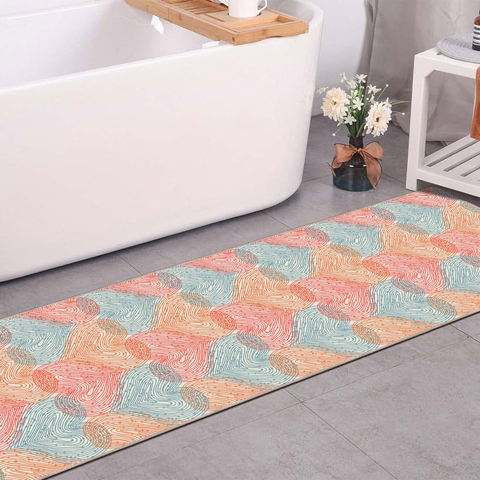 Airgugu Modern Minimalist Romantic Colorful Heart Rug