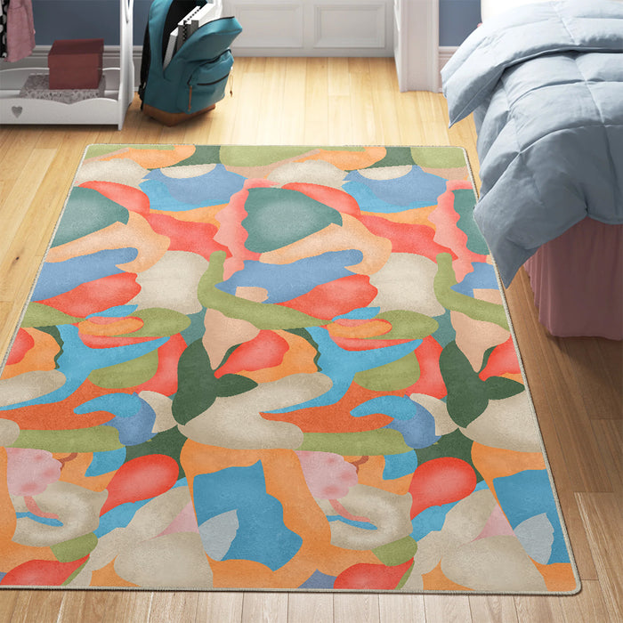 Airgugu KidSpace Delight Gorgeous Multi-Color Printed Rug