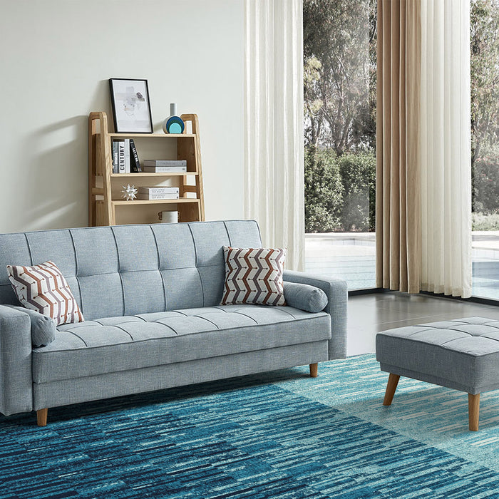 Airgugu Earth Garden Seabed Blue Gradient Ink Rug