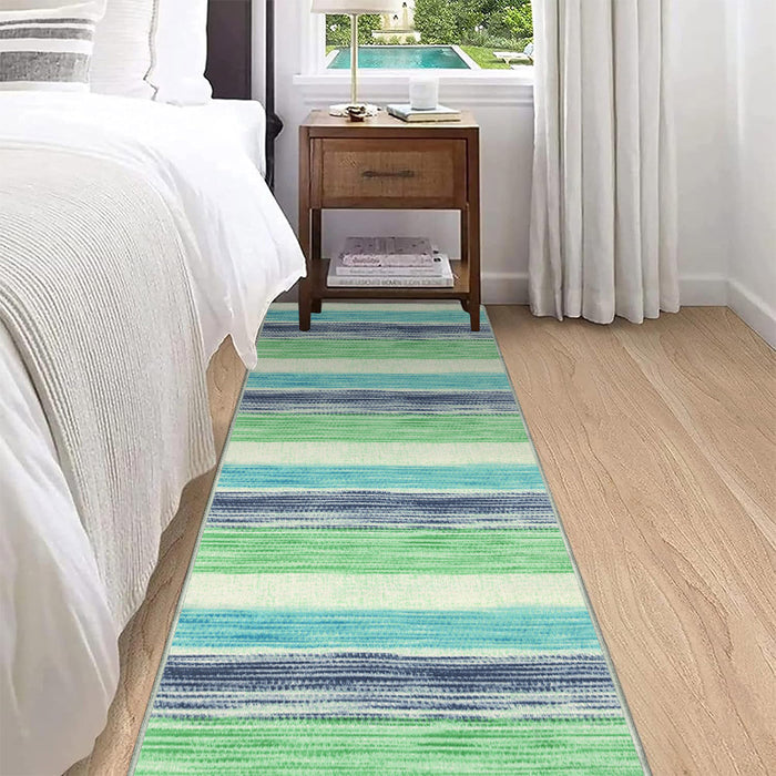 Airgugu Earth Garden Artistic Striped Gradient Rug