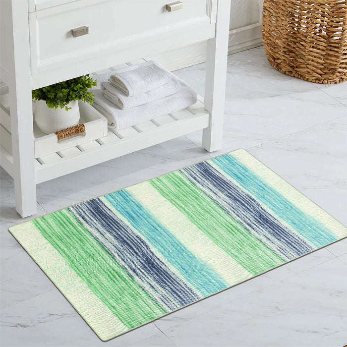 Airgugu Earth Garden Artistic Striped Gradient Rug