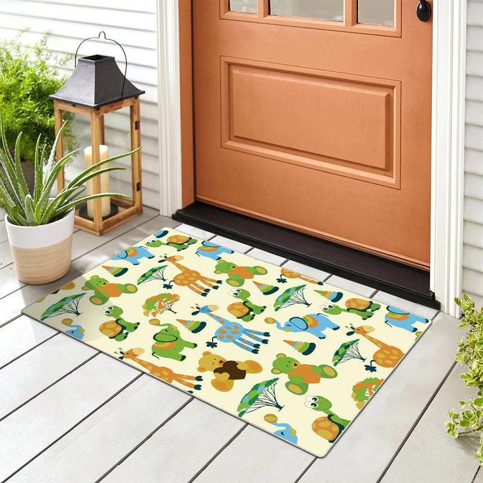 Airgugu KidSpace Delight Cartoon Animal Beige Rug