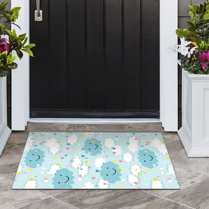 Airgugu KidSpace Delight Happy Cloud Print Rug