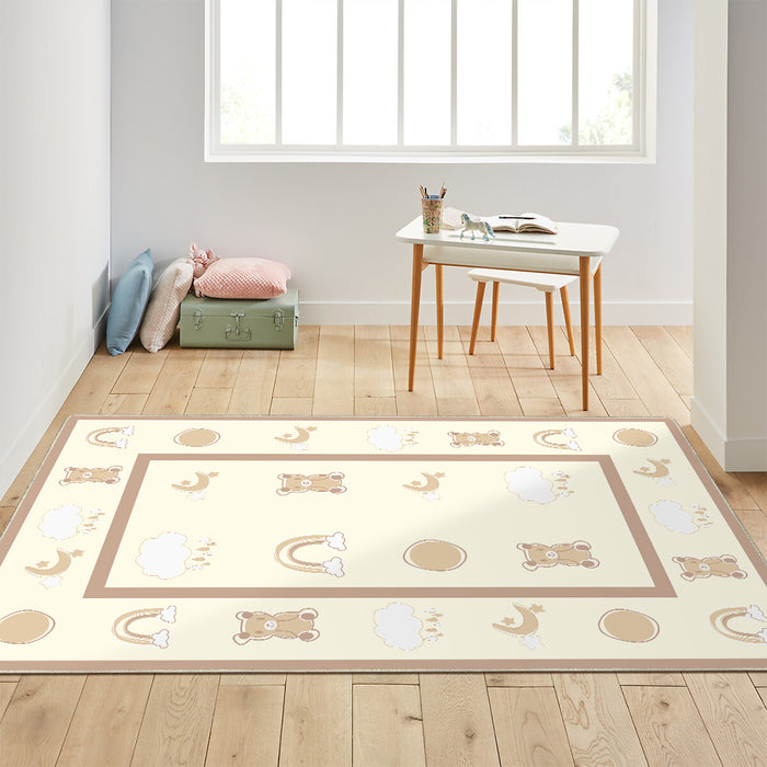 Airgugu KidSpace Delight Cute Little Brown Bear Rug