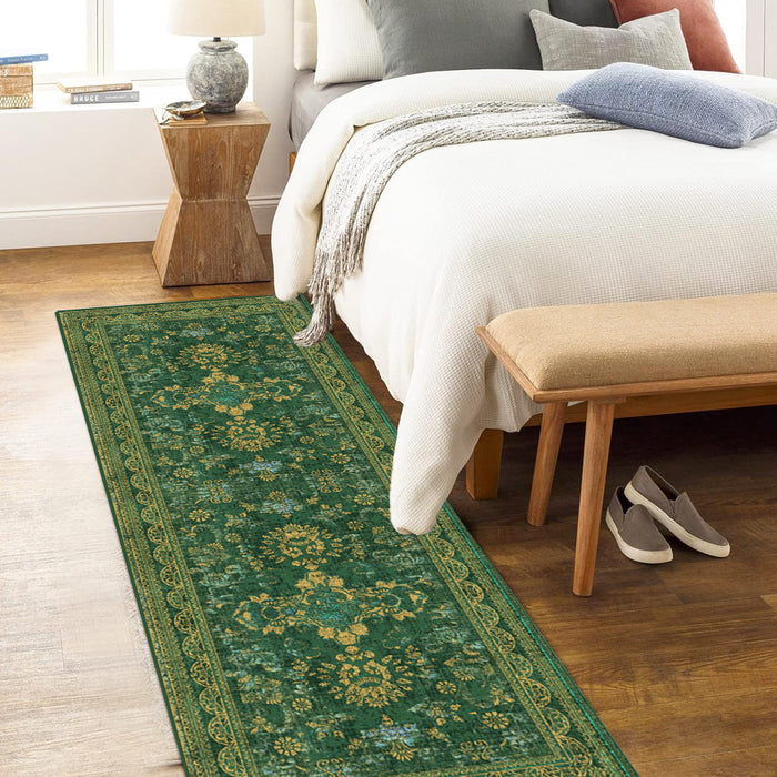 Airgugu Earth Garden Mystical Vintage Green Rug