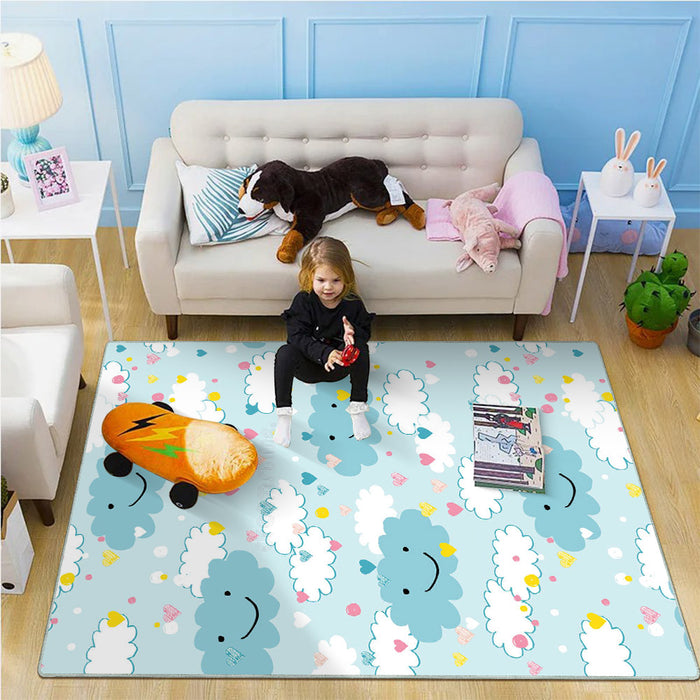 Airgugu KidSpace Delight Happy Cloud Print Rug