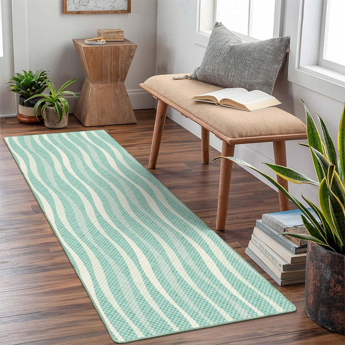 Airgugu Earth Garden Flowing Brook Merald Rug