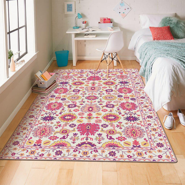 Airgugu Heritage Classique Pink/Blue Cell Rug