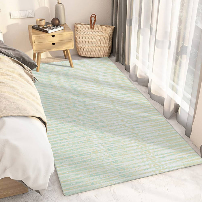 Airgugu Earth Garden Sunburst Ripple Yellow Dynamics Rug