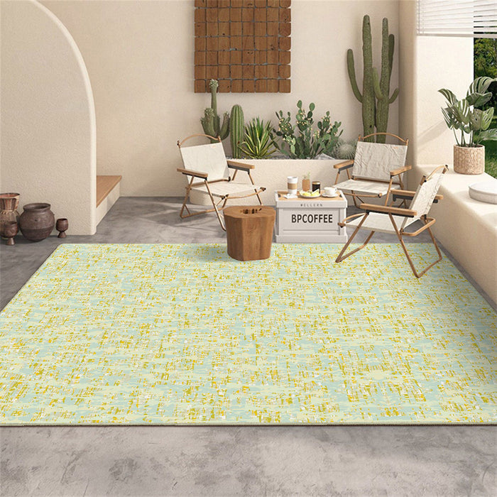 Airgugu Earth Garden Floating Seaweed Yellow Lines Rug