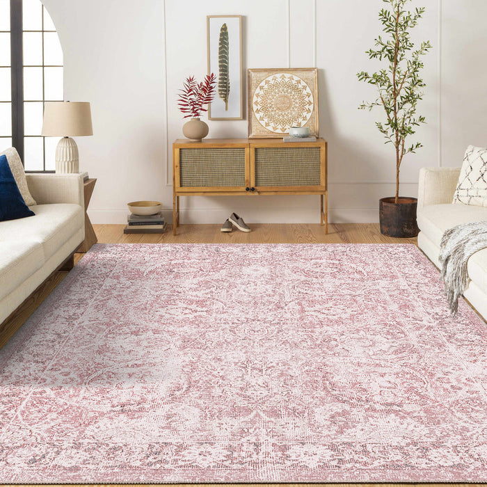 Airgugu Heritage Classique Floral Pink Eyebrow Rug