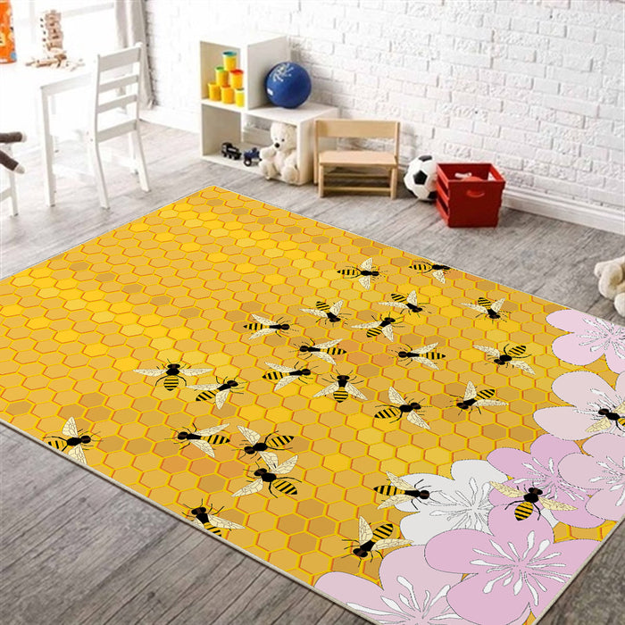 Airgugu KidSpace Delight Bee Collecting Nectar Rug