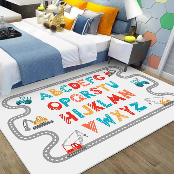 Airgugu KidSpace Delight Colorful 26 Letters Rug