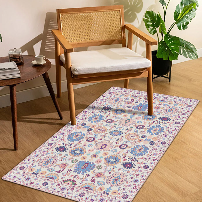 Airgugu Heritage Classique Pink/Blue Cell Rug