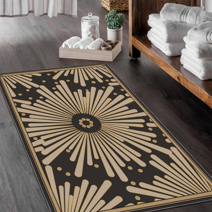 Airgugu Modern Minimalist Vibrant Life Flower Rug