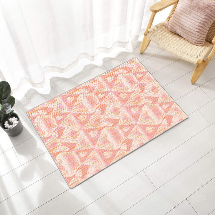 Airgugu Modern Minimalist Pink Flame Array Rug