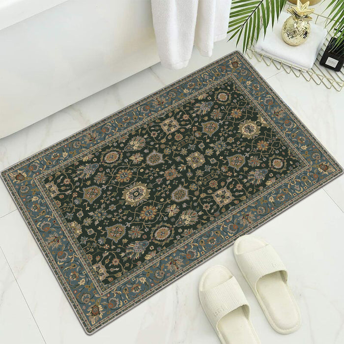 Airgugu Heritage Classique Brownish-Green Floral Tufted Rug