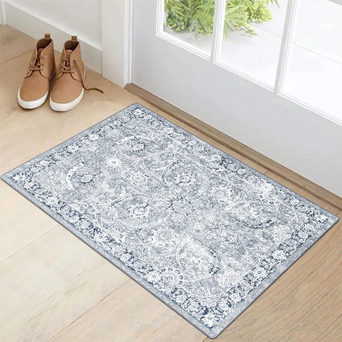 Airgugu Heritage Classique Floral Blue Eyebrow Rug