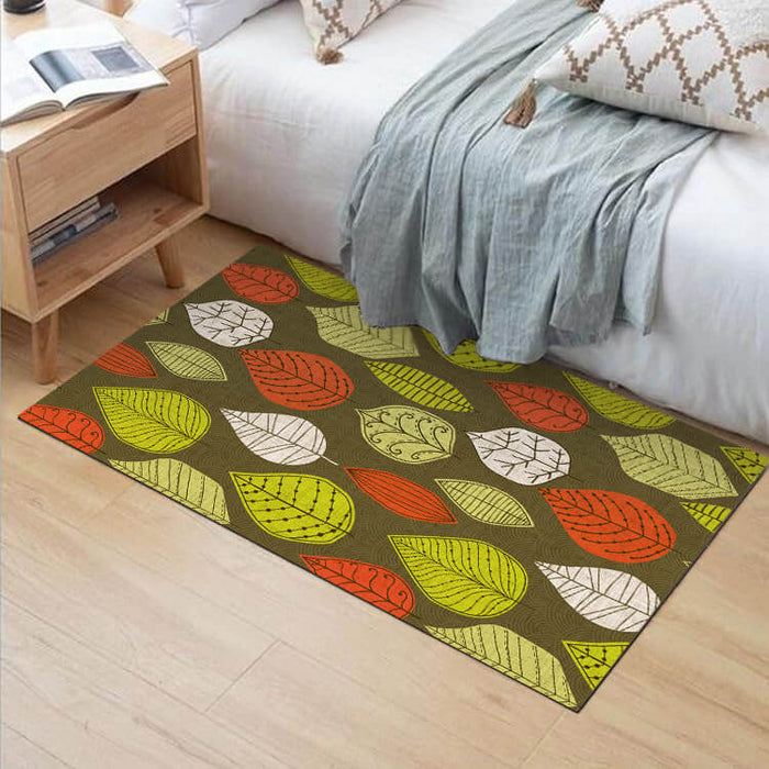 Airgugu Earth Garden Natural Leaf Area Rug