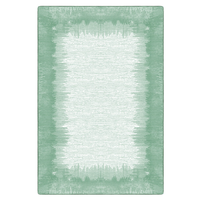 Airgugu Earth Garden Viridescent White Fine Lines Rug