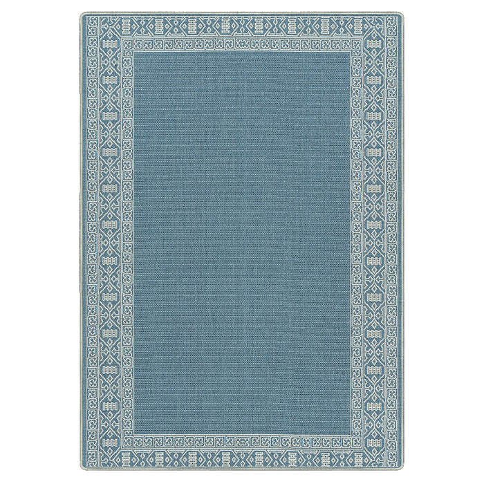 Airgugu Modern Minimalist Elegant Antique Blue/Brown Rug