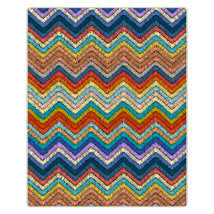 Airgugu Earth Garden Rock Colorful Corrugated Rug