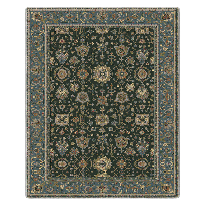 Airgugu Heritage Classique Brownish-Green Floral Tufted Rug