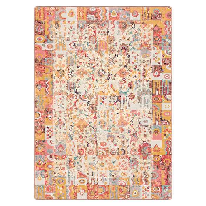 Airgugu Earth Garden Colorful Retro Printed Rug